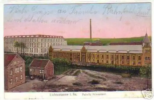 13953 Feldpost Ak Lichtentanne Fabrik Schmelzer 1914