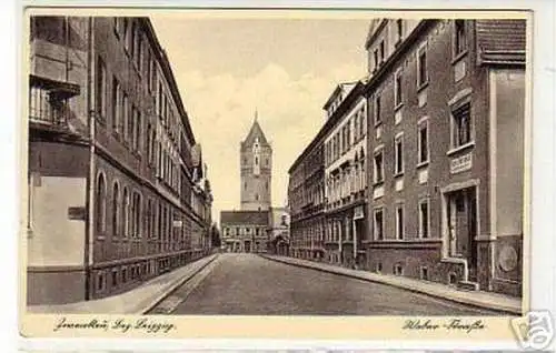 10580 Ak Zwenkau Bez. Leipzig Weber Strasse um 1930