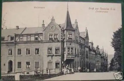 schöne Ak Gruß aus Neusalza O.-L. Wolfstrasse 1920