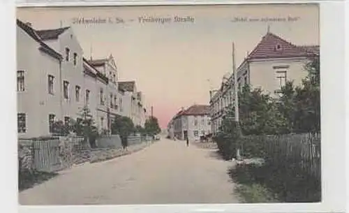 39722 Ak Siebenlehn in Sa. Freiberger Straße um 1910