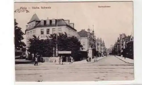 39930 Ak Pirna sächs. Schweiz Gartenstrasse 1920