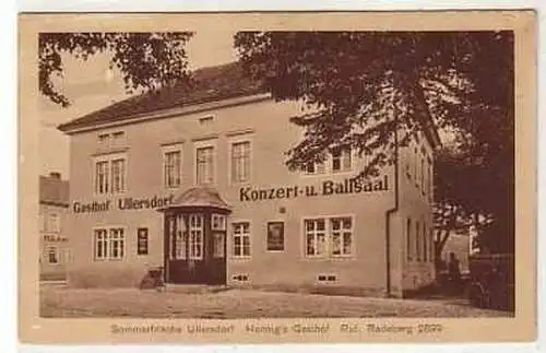 39983 Ak Ullersdorf b. Radeberg Hennig´s Gasthof 1927