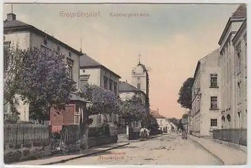 33853 Künstler Ak Großröhrsdorf Radebergerstrasse 1913