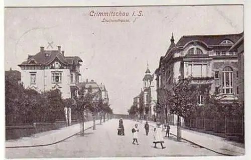 34682 Ak Crimmitschau in Sachsen Louisenstrasse 1918