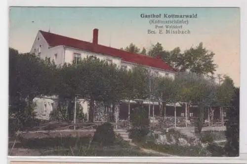 36551 Ak Walddorf Kottmarwald, Gasthof Kottmarschänke, Bes. E. Mißbach, 1925