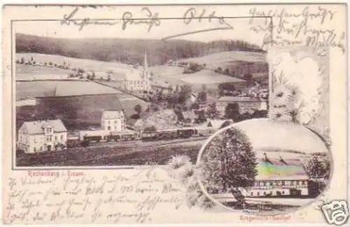 23454 Ak Lithografie Rechenberg im Erzgebirge 1914