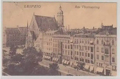 1/101 Ak Leipzig Thomasring mit Reichshof 1910