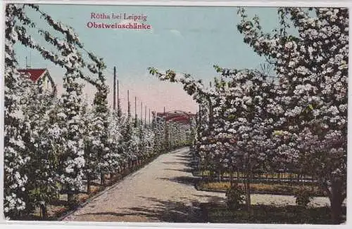 94193 Ak Rötha bei Leipzig Obstweinschänke 1928