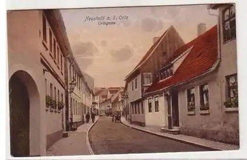 41090 Ak Neustadt an der Orla Orlagasse 1916