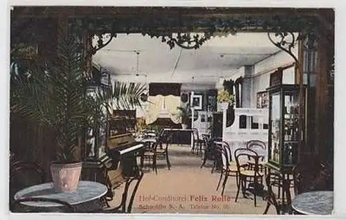 52089 Feldpost Ak Schmölln Hof Conditorei Felix Rolle 1916