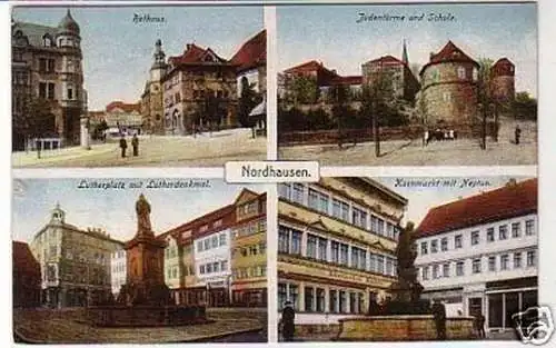 32468 Mehrbild Ak Nordhausen Schule usw. 1927