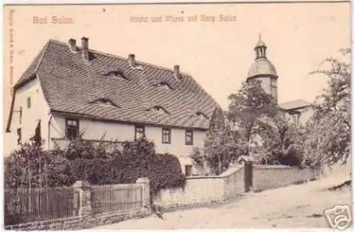 19368 Ak Bad Sulza Kirche und Pfarre auf Berg Sulza