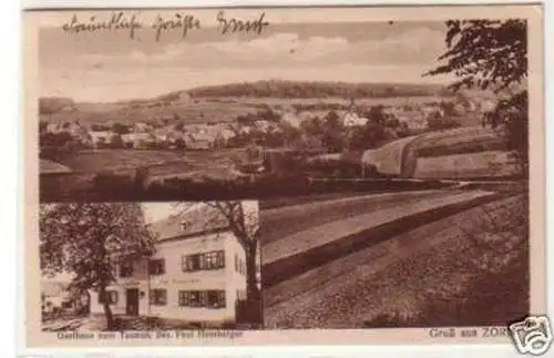 33725 Ak Gruß aus Zorn Gasthaus zum Taunus 1929