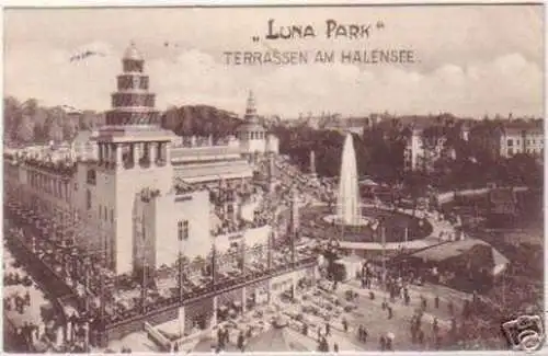 19307 Ak "Luna Park" Terrassen am Halensee 1910