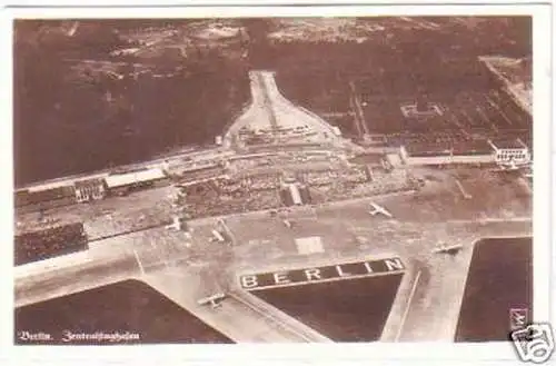 26418 Ak Berlin Zentralflughafen Flieger Foto 1936