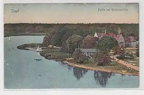 10319 Ak Tegel Partie am Kaiserpavillon 1911