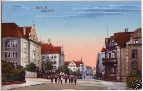 13514 Ak Hof in Bayern Schillerstrasse 1915