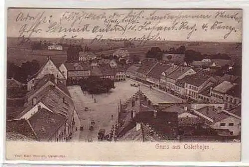 07401 Ak Gruss aus Osterhofen 1914