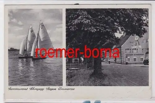 85793 Mehrbild Ak Seerestaurant Schreyegg Stegen Ammersee 1941