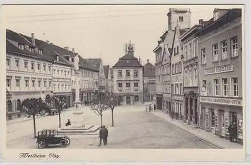 51616 Ak Weilheim Oberbayern Ortsansicht um 1930