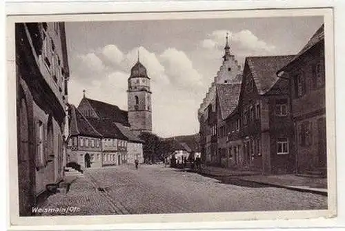 59630 Ak Weismain Oberfranken Strassenansicht 1938