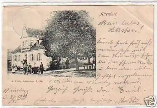 33476 Ak Altenfurt Gasthaus zur Diana 1899