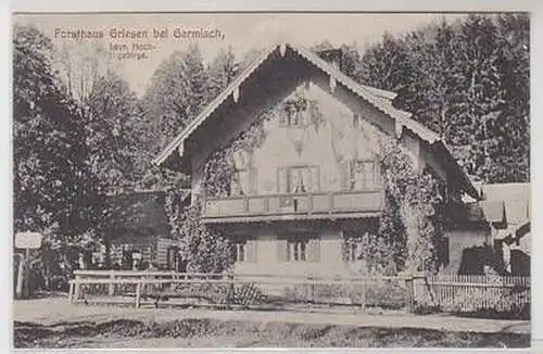 50446 Ak Forsthaus Griesen bei Garmisch 1910