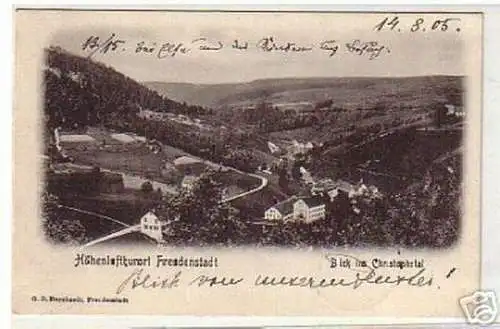 05629 Ak Freudenstadt Blick ins Christophstal 1905