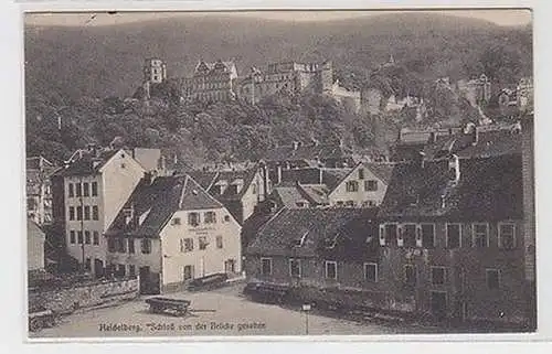 62440 Ak Heidelberg Schloß von der Brücke gesehen 1933