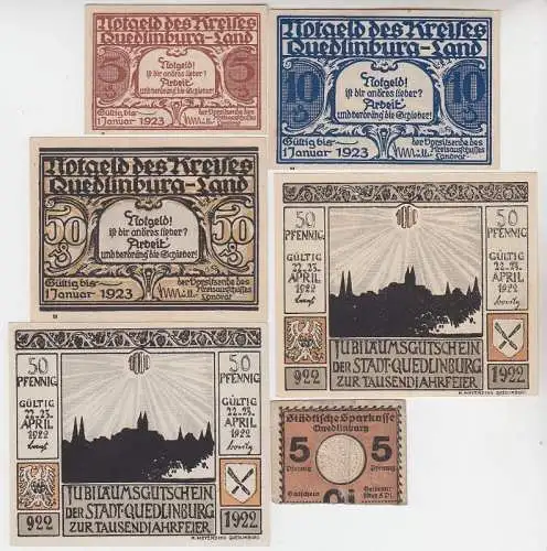 3 Banknoten Notgeld Sparkasse der Gemeinde Eisbergen 1921