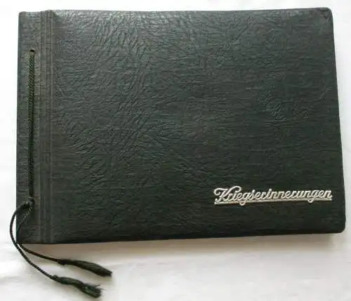 alte Fotoalbum Kriegserinnerungen mit 76 Fotos 1. Welttkrieg (116740)