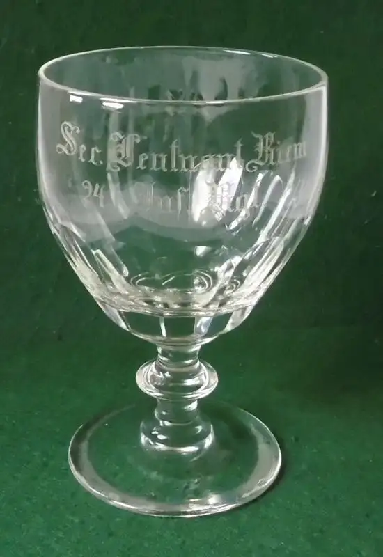 Reservisten Offiziersglas 24. Infanterie Regiment Mecklenburg-Schwerin (113603) 0