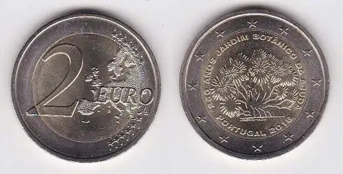 2 Euro Gedenkmünze Portugal 2018 Botanischer Garten Stgl. (138351)