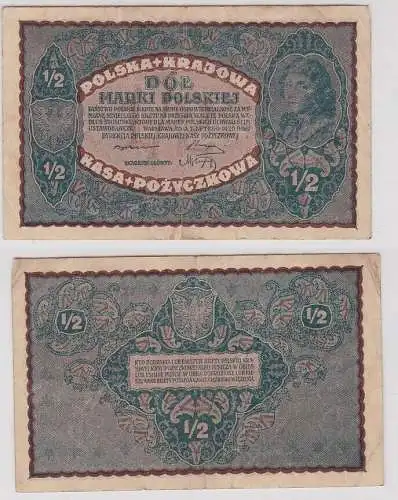 1/2 Marki Banknote Polen 7.2.1920 Pick 30 (165095)