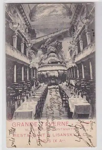 80052 Ak Paris Grande Taverne Restaurant N.Lisansky 1903