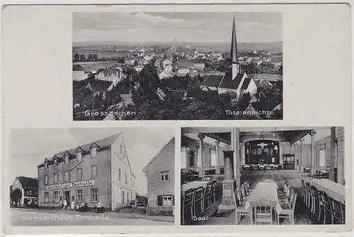 81905 AK Grossbothen - Konzerthaus Gasthof zur Tonhalle, Saal Innenansicht