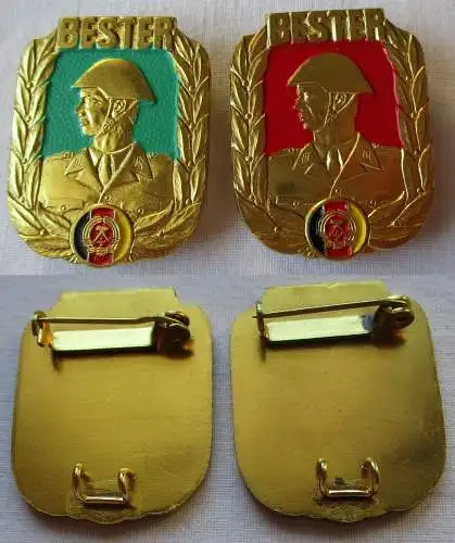 2x DDR Abzeichen MUSTER Bestenabzeichen Grenztruppen GT Volksarmee NVA (124539)