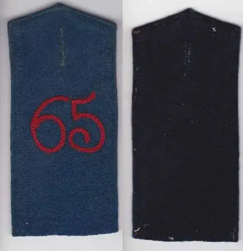 Seltenes Preußen Schulterstück 5. Rheinisches Infanterie-Regiment Nr.65 (123121)