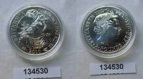 2 Pfund Großbritannien Britannia 2010 1 Unze Feinsilber Stgl (134530)