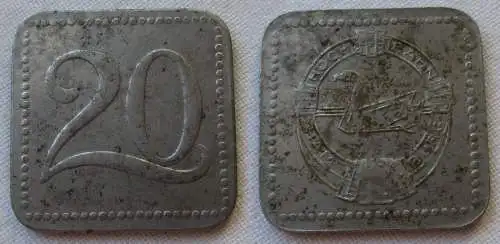 20 Pfennig Eisen Münze Hochbahn Hamburg ohne Jahr (137470)