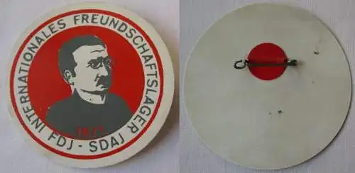 DDR Abzeichen Internationales Freundschaftslager FDJ - SDAJ 1971 (146784)