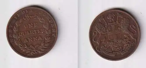 1/4 Anna Kupfer Münze East India Company 1835 (143037)