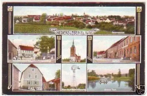 13979 Mehrbild Ak Hedersleben Bez. Halle 1911