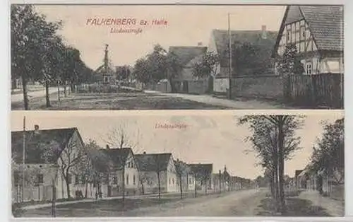 57274 Feldpost Ak Falkenberg Bz. Halle Lindenstrasse 1916