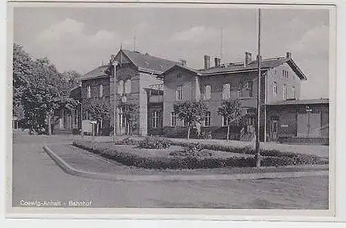 20624 Ak Coswig Anhalt Bahnhof 1941