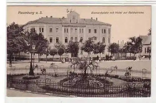 40856 Ak Naumburg a.S. Hotel zur Reichskrone um 1910