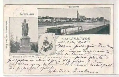 47121 Mehrbild Ak Gruss aus Tangermünde 1900