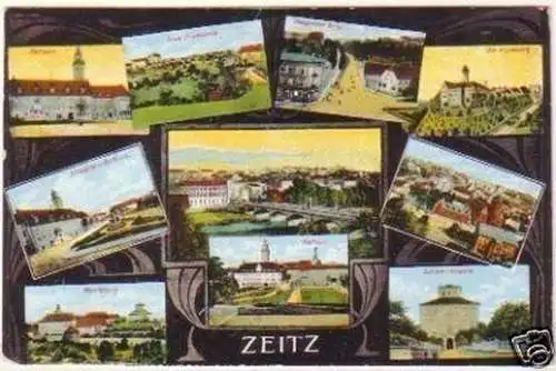 19839 Mehrbild Ak Zeitz Stadtansichten 1938