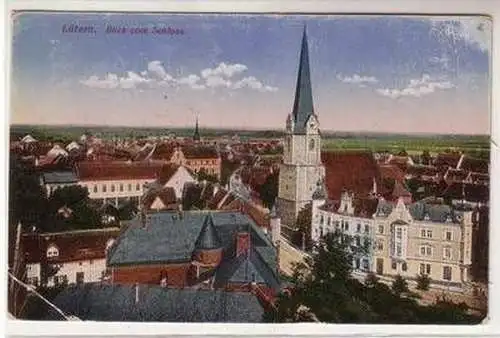 56175 Ak Lützen Blick vom Schloss um 1920