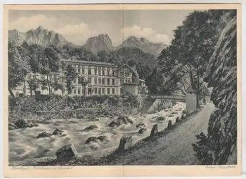 48685 Ak Hotel Waldkater im Bodetal Harz um 1930